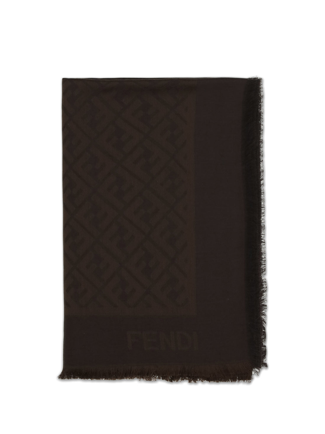 FENDI OS silk ff shawl