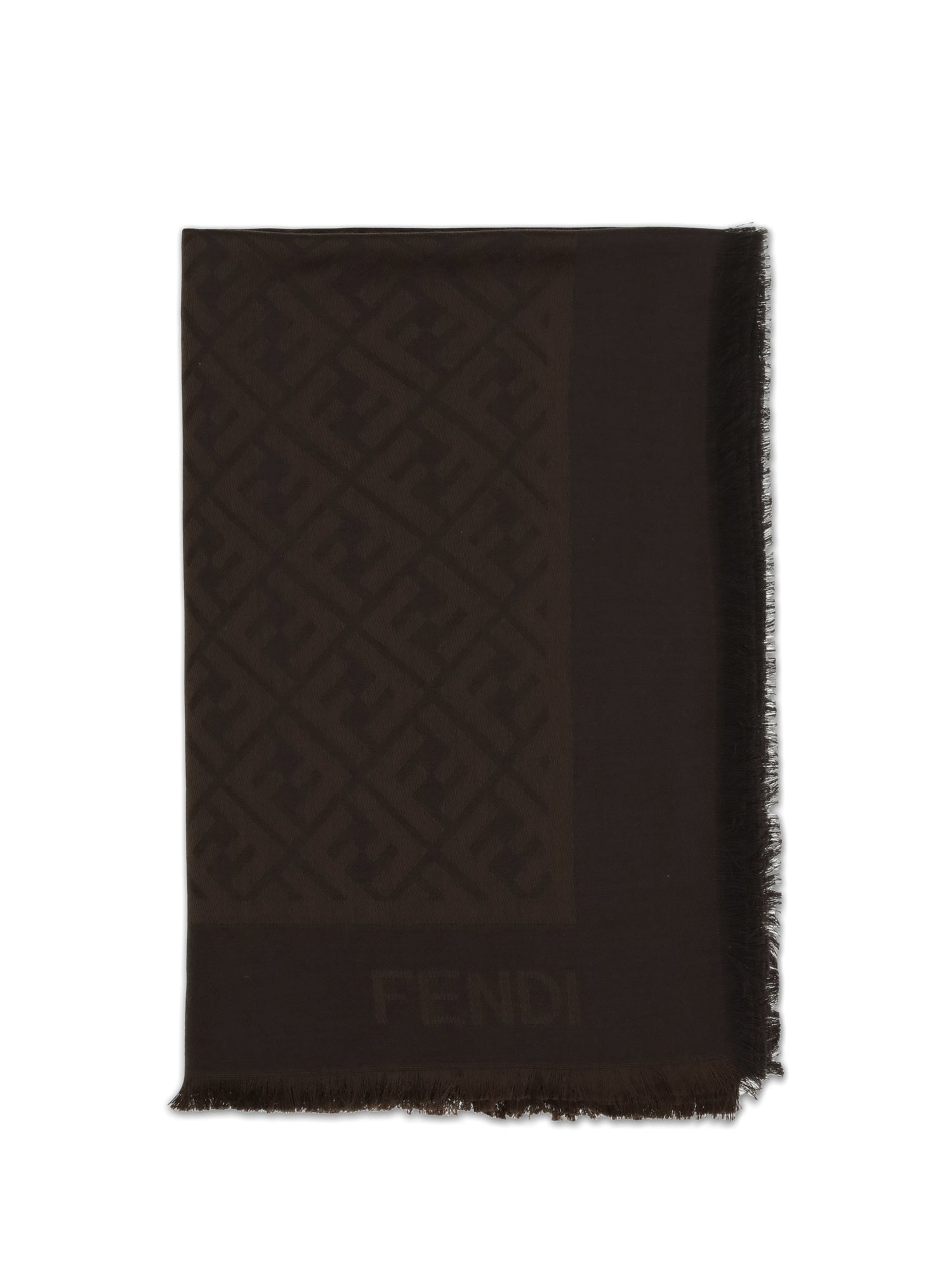 FENDI OS silk ff shawl