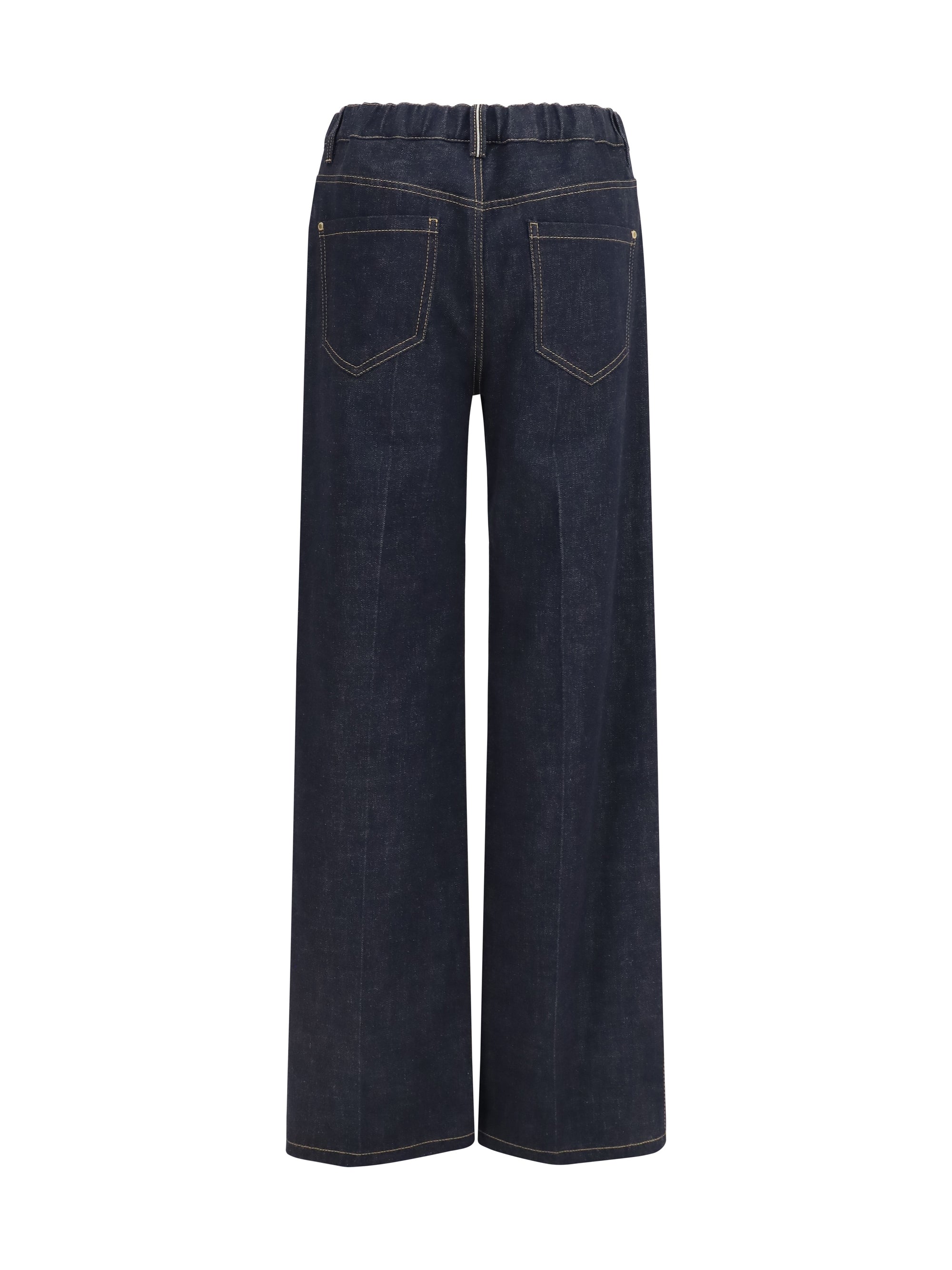 palazzo denim pants