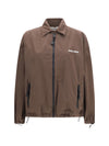 gabardine jacket with zip