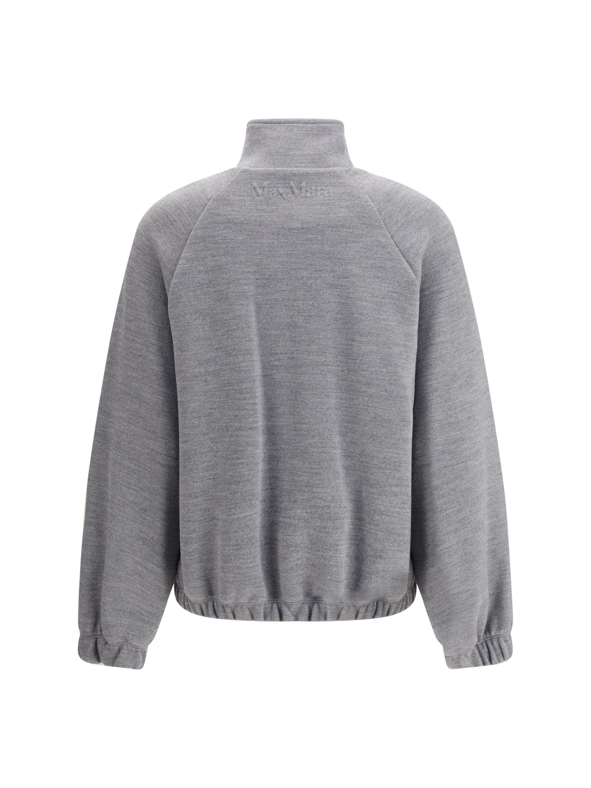 MAX MARA PURE M sweatshirt in double wool and cotton jersey