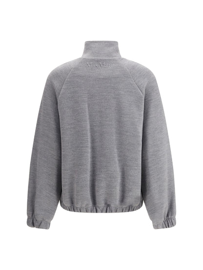 MAX MARA PURE M sweatshirt in double wool and cotton jersey