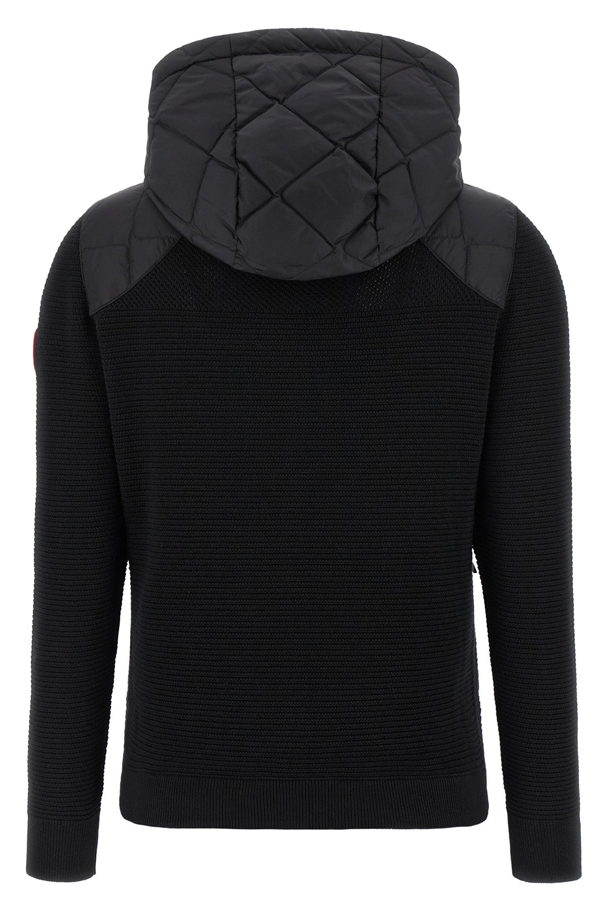 hybridge® quilted knit middle-weight merino wool jacket