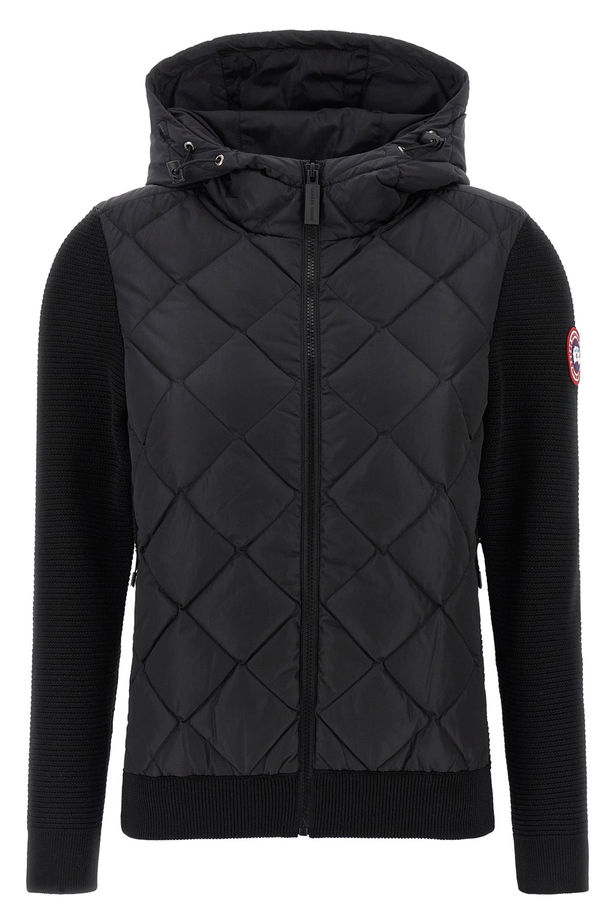 hybridge® quilted knit middle-weight merino wool jacket