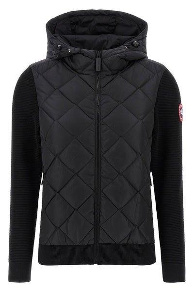 hybridge® quilted knit middle-weight merino wool jacket