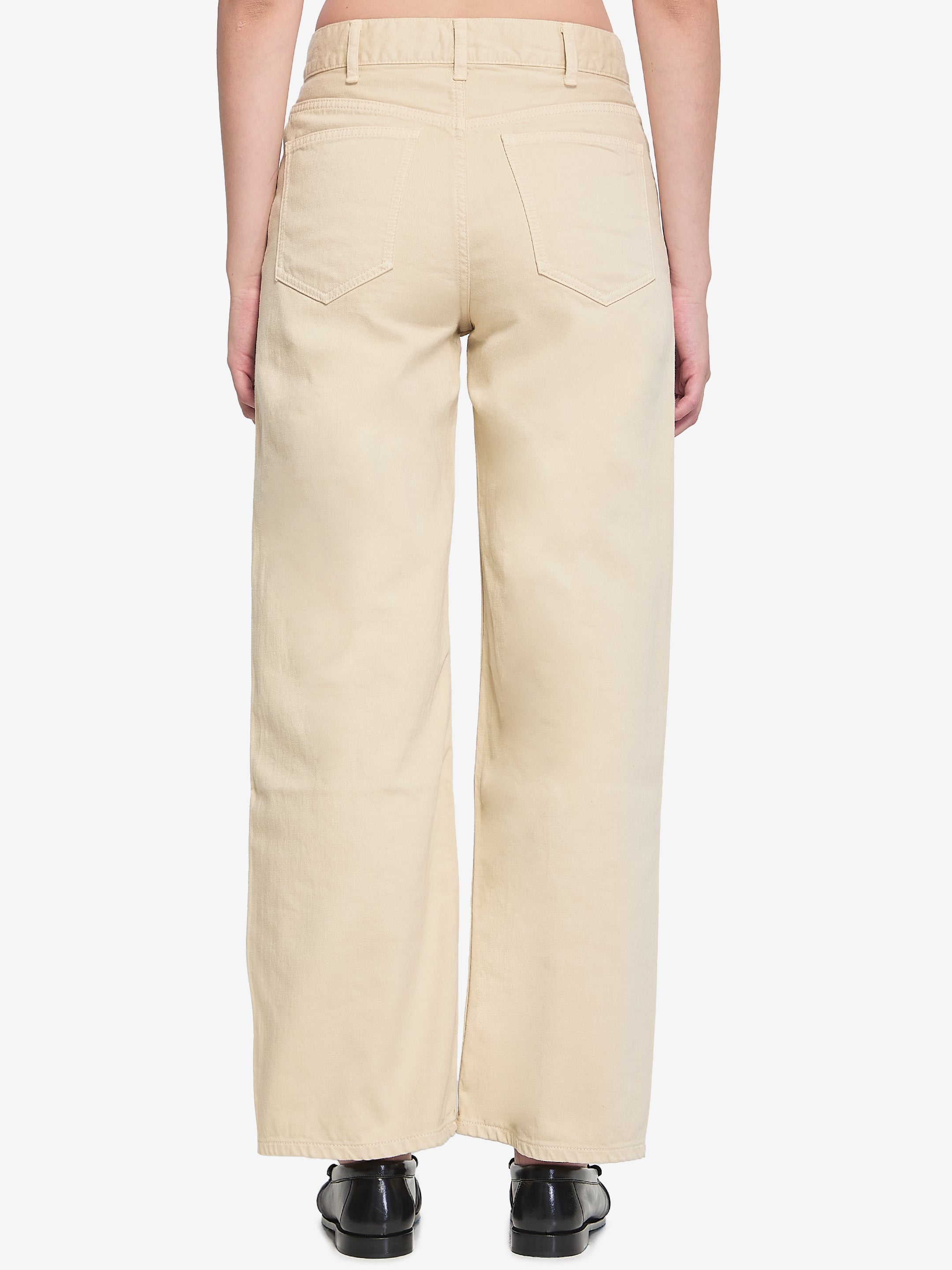 CELINE 27 sand-colored jeans