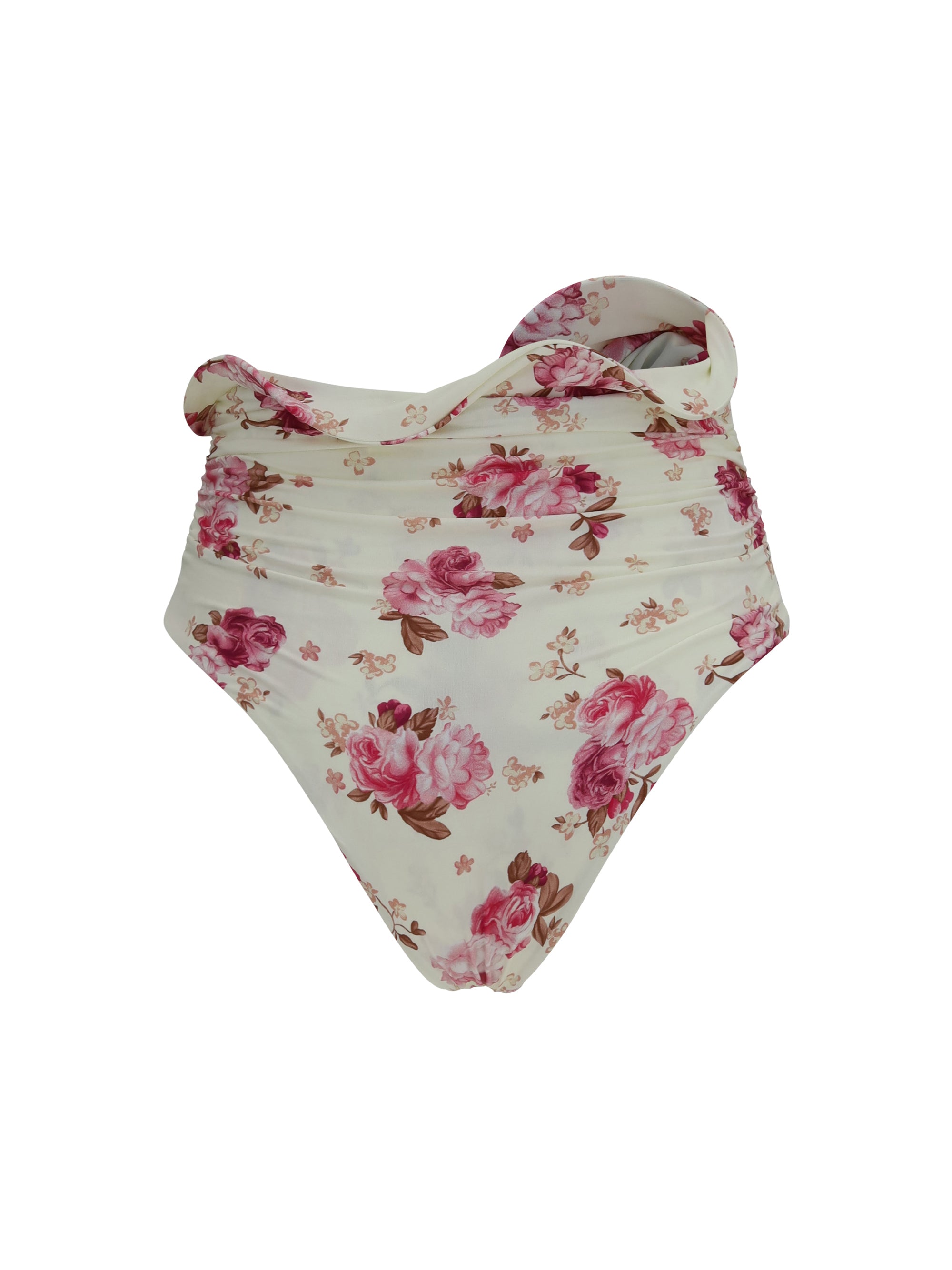 shaping floral-print bikini bottom