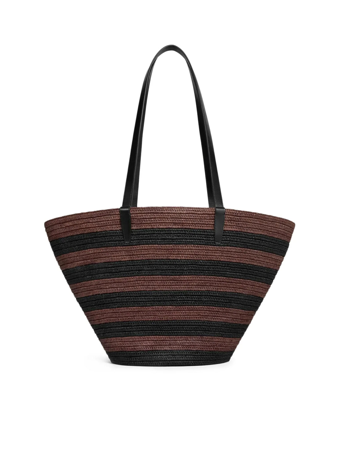 Couffin Classic Striped Panier Raffia Tote