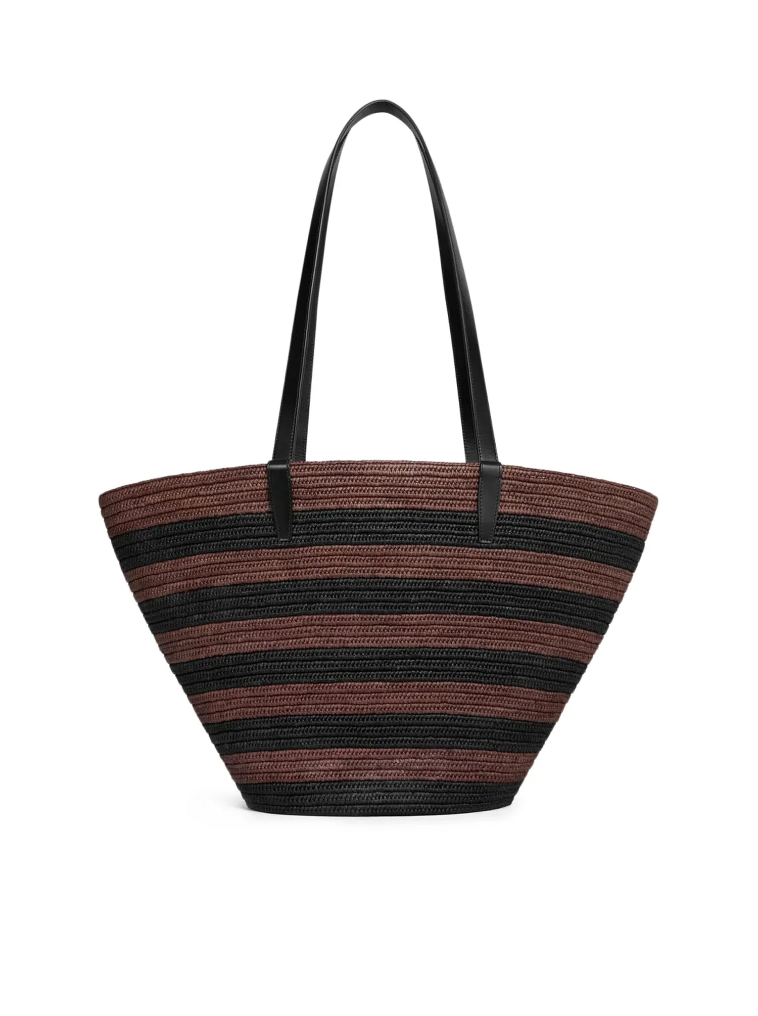 Couffin Classic Striped Panier Raffia Tote