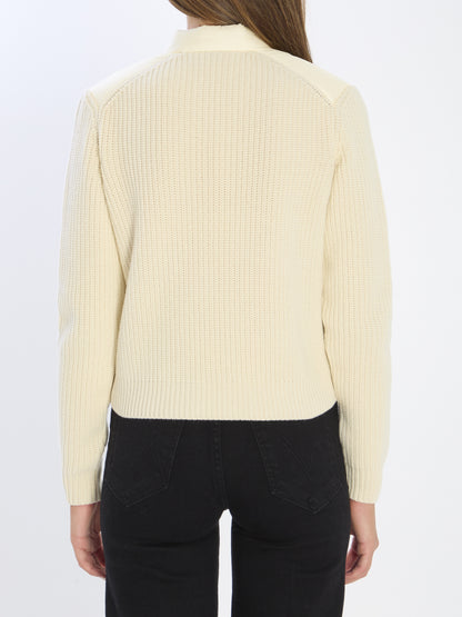 MONCLER M short padded cardigan