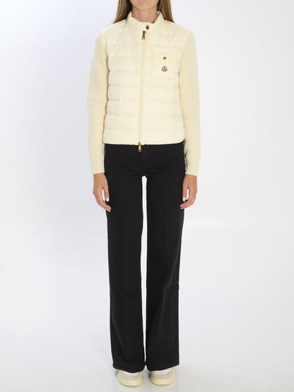 MONCLER M short padded cardigan