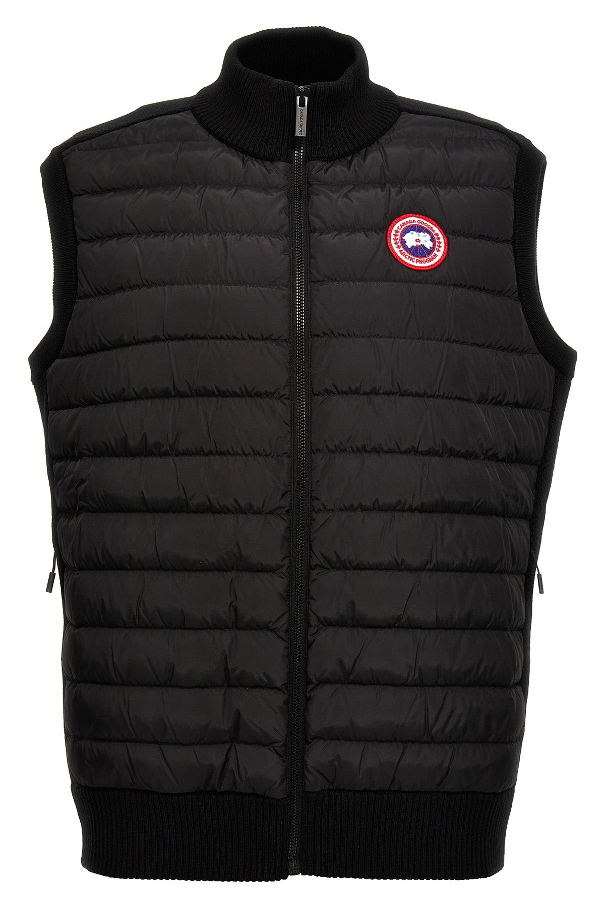 hybridge® quilted kniknit mid-weight merino wool vest