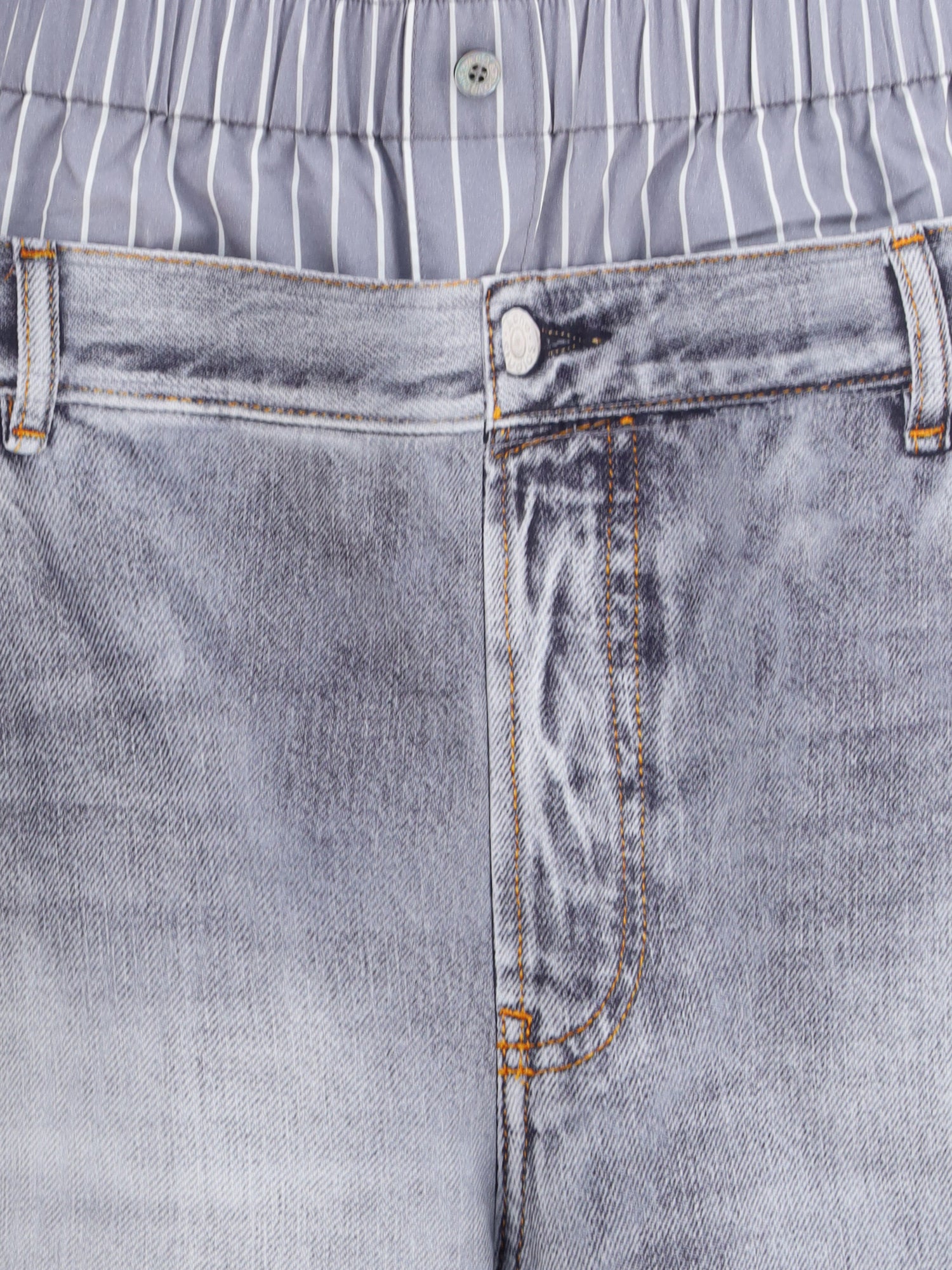 ACNE STUDIOS 38 denim print pants