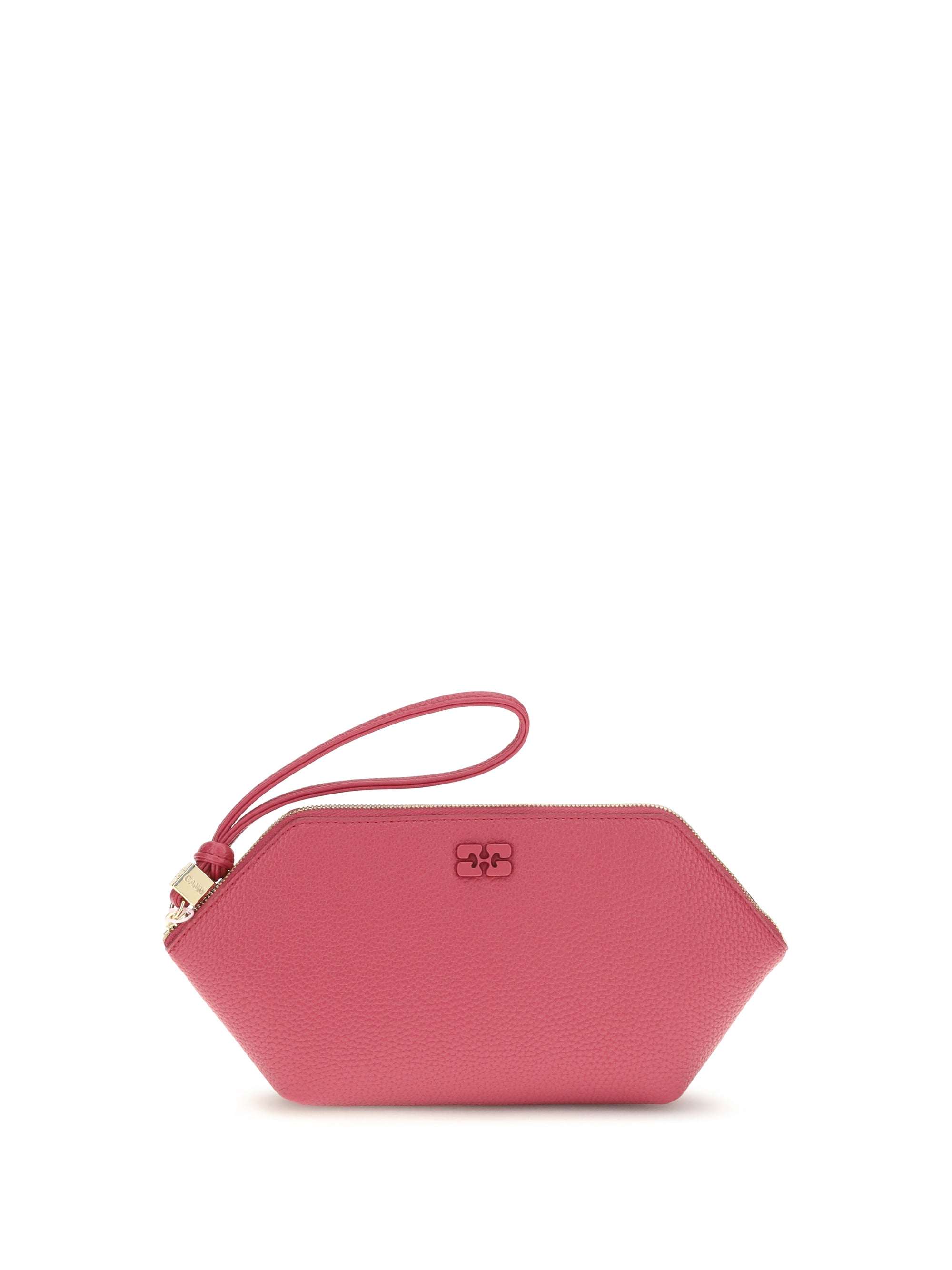 grained leather bou pouch