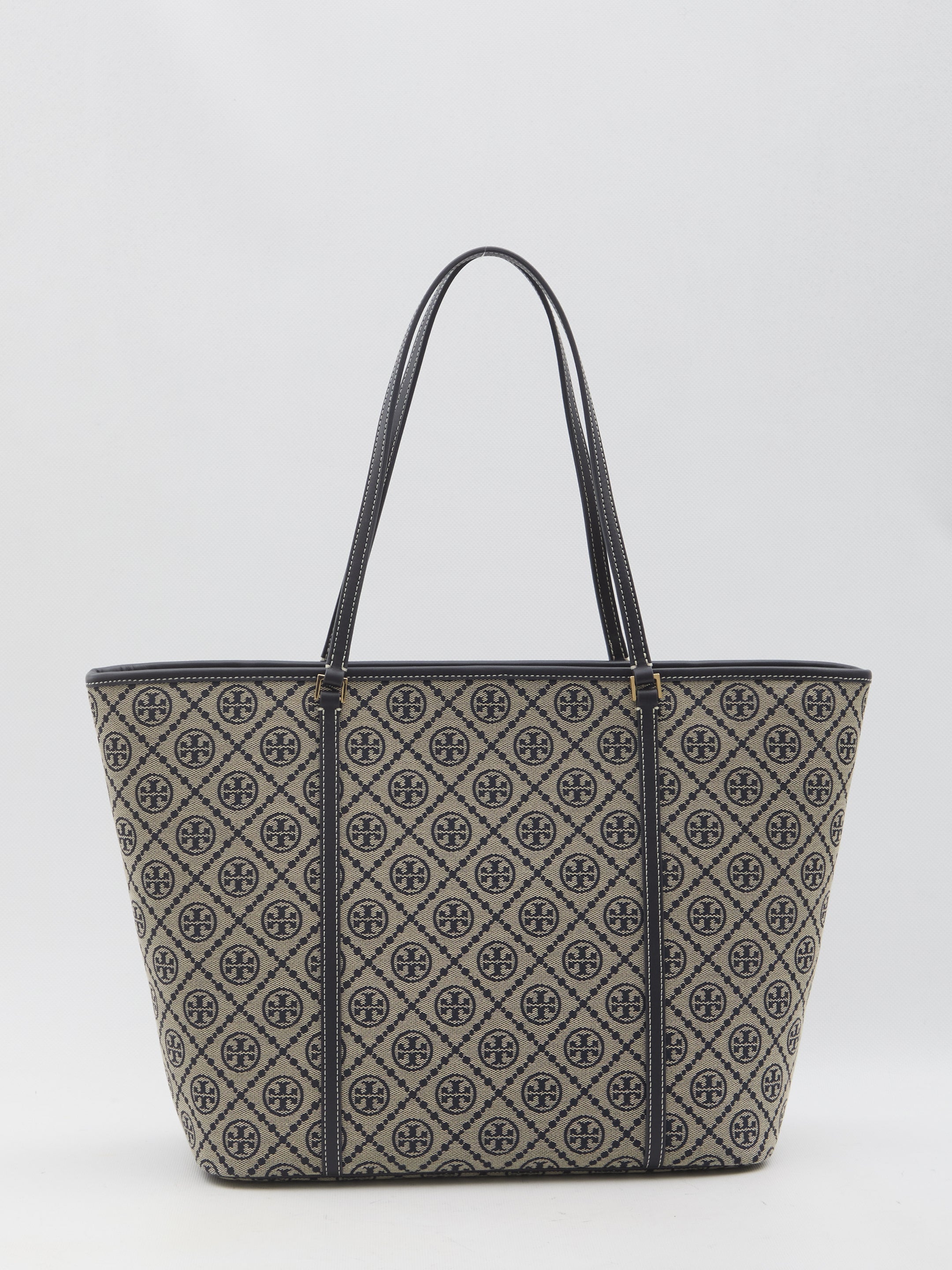 TORY BURCH OS t monogram zip tote bag 