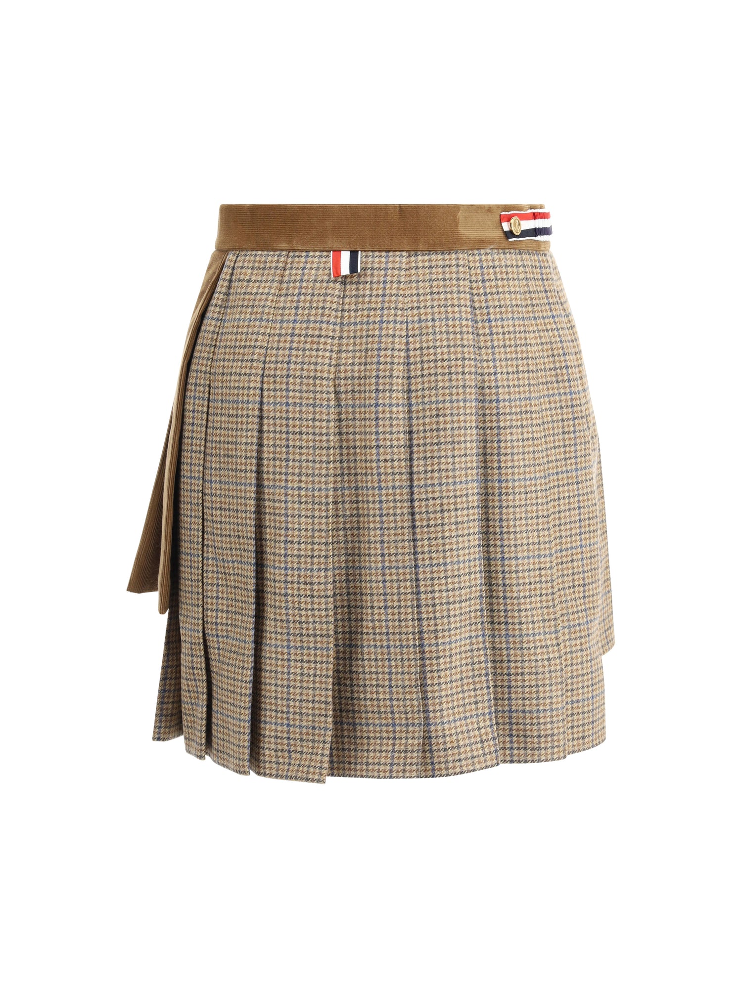 THOM BROWNE 38 pleated miniskirt