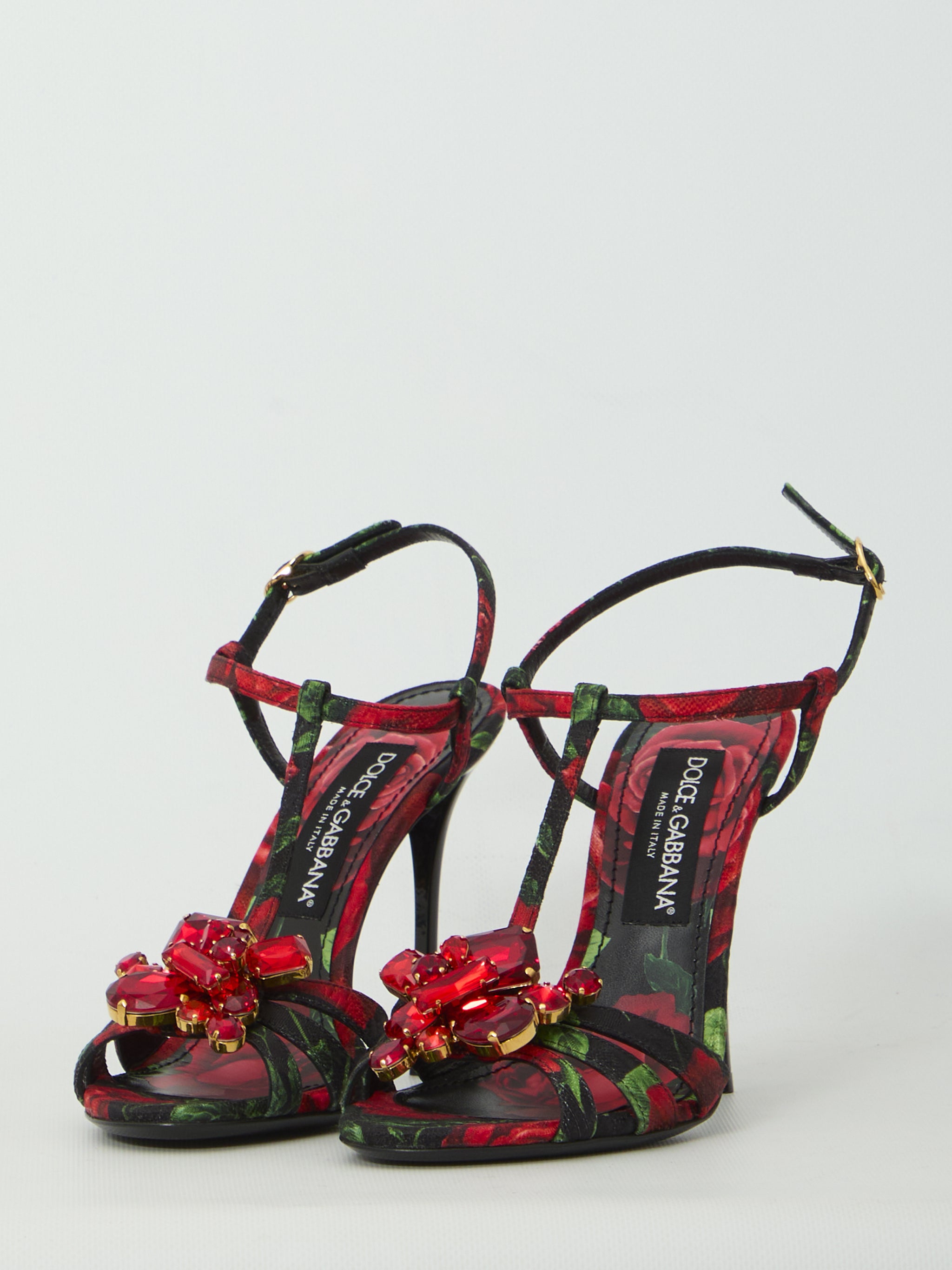 red rose sandals