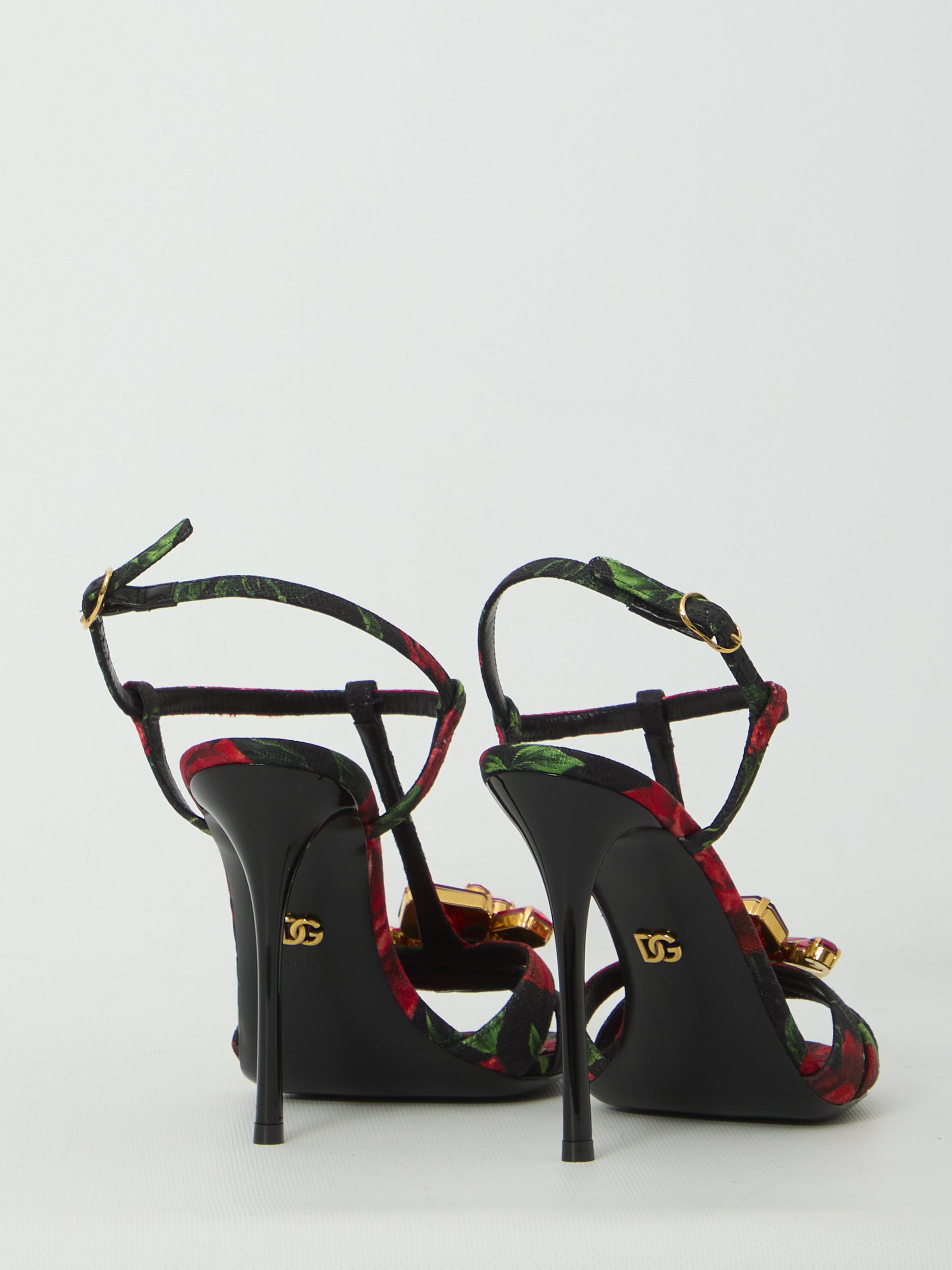 red rose sandals