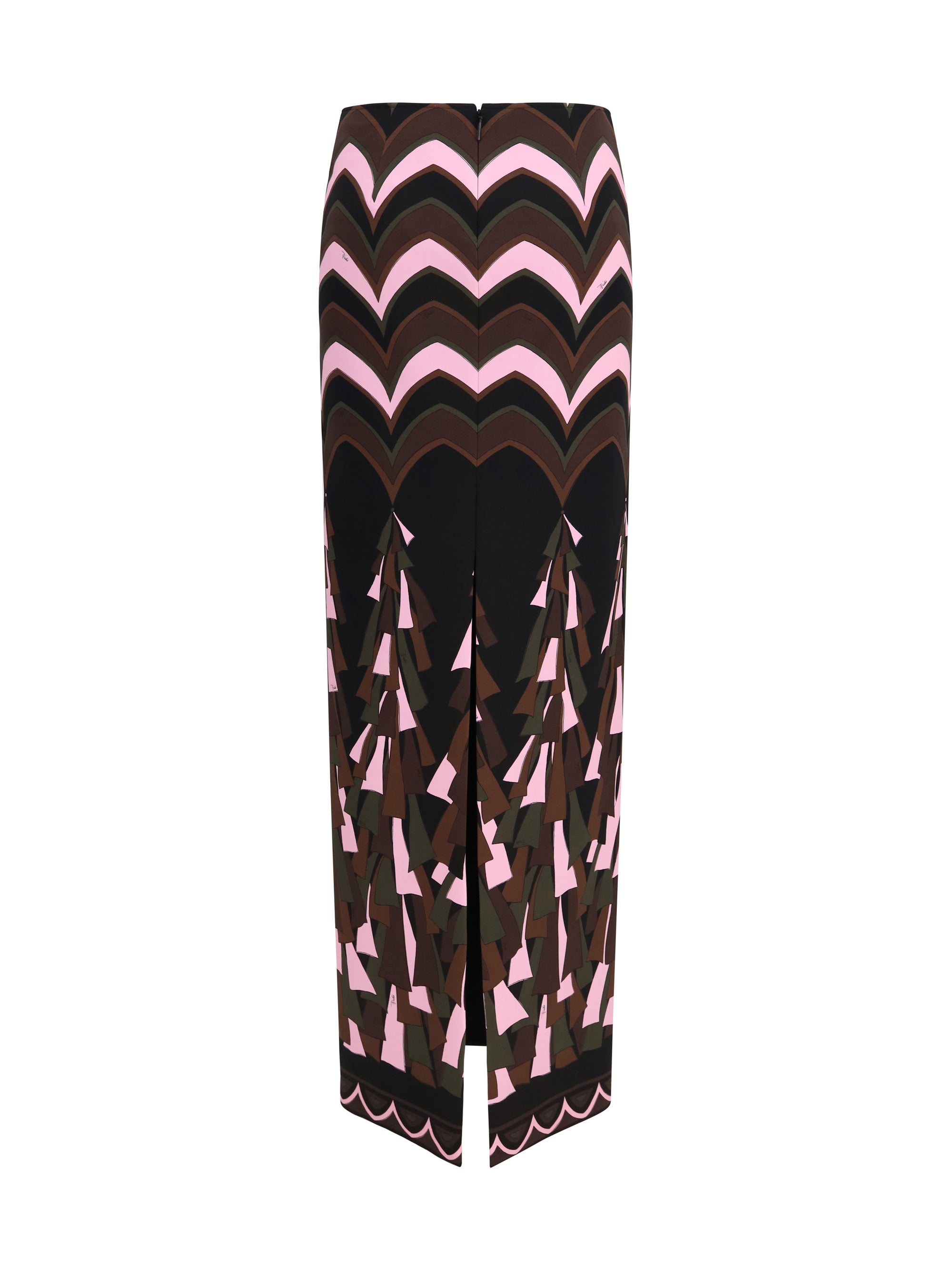 fitted long skirt