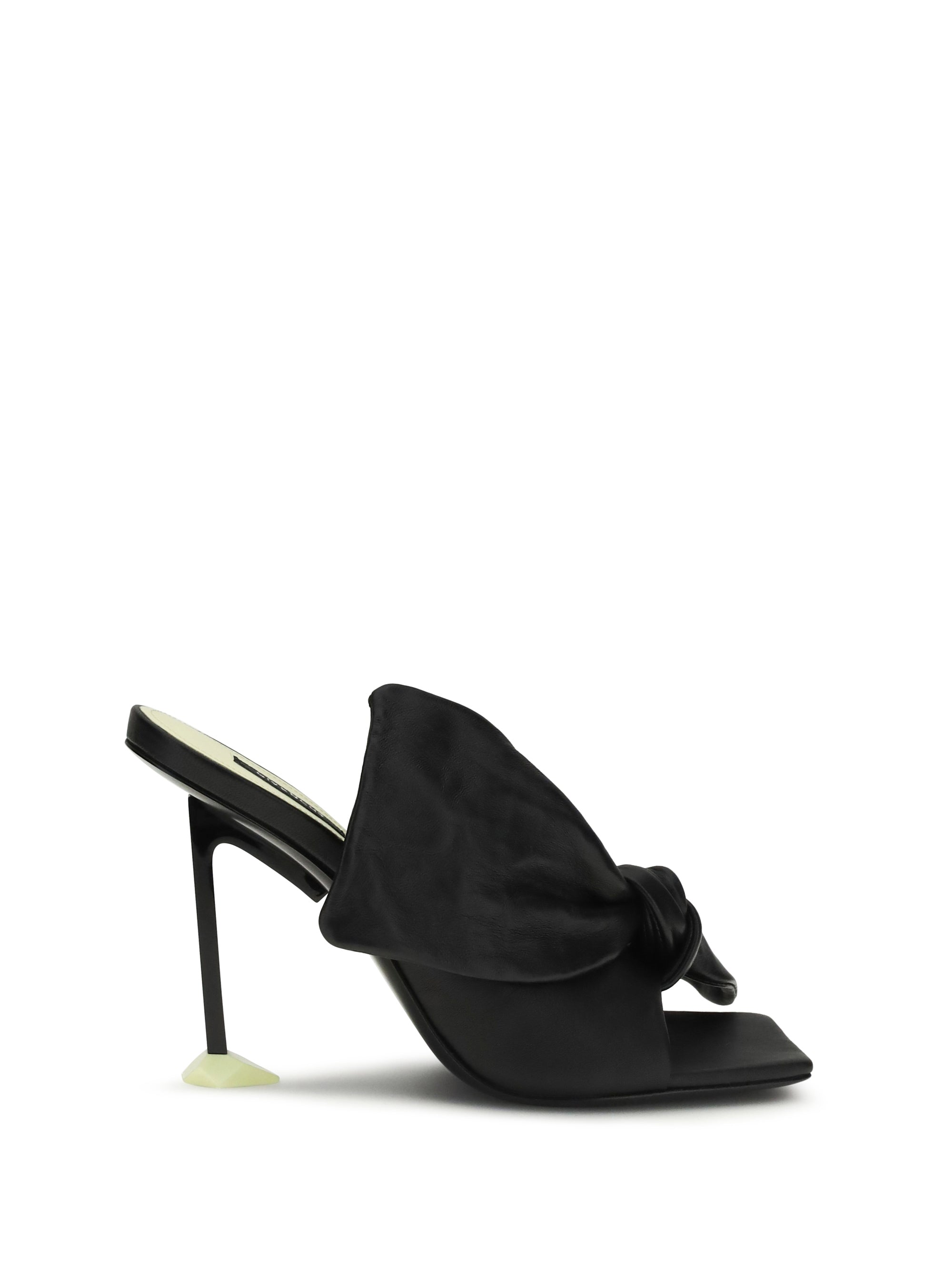 boudoir heeled mules