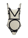 monogram one-piece swimsuit