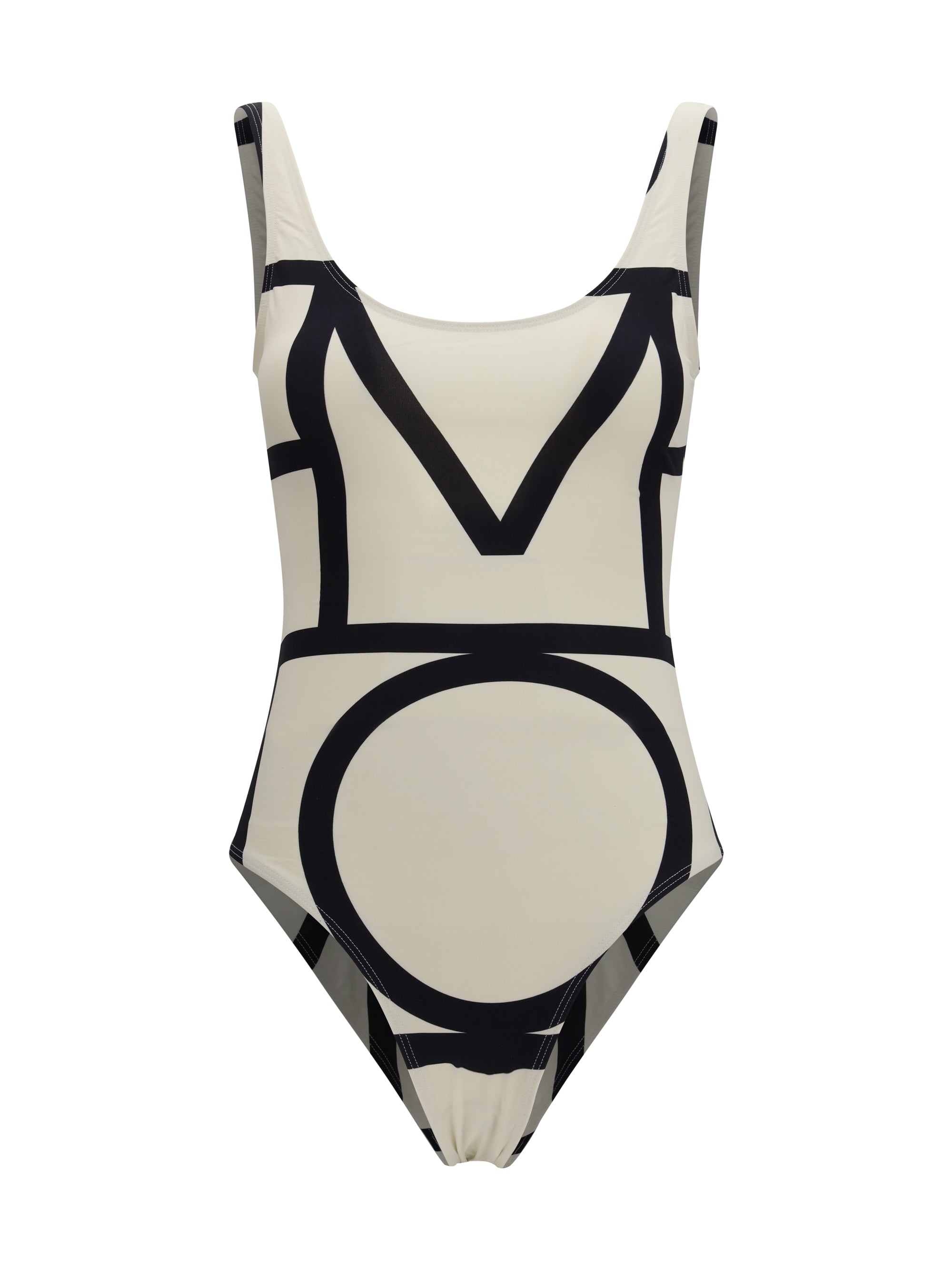 monogram one-piece swimsuit