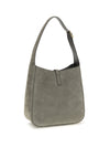 5 à 7 supple shoulder bag in grained nubuck