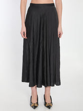 BALENCIAGA 36 asymmetrical midi skirt