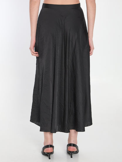 BALENCIAGA 36 asymmetrical midi skirt