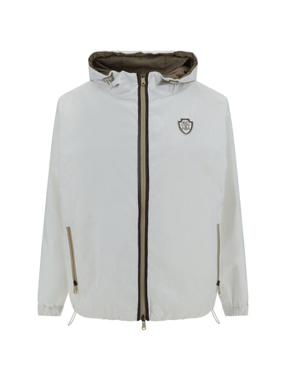 BRUNELLO CUCINELLI 40 waterproof jacket with hood