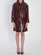 SELF PORTRAIT 6 leather mini skirt