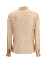 KRISTINA TI 40 rouches silk blouse