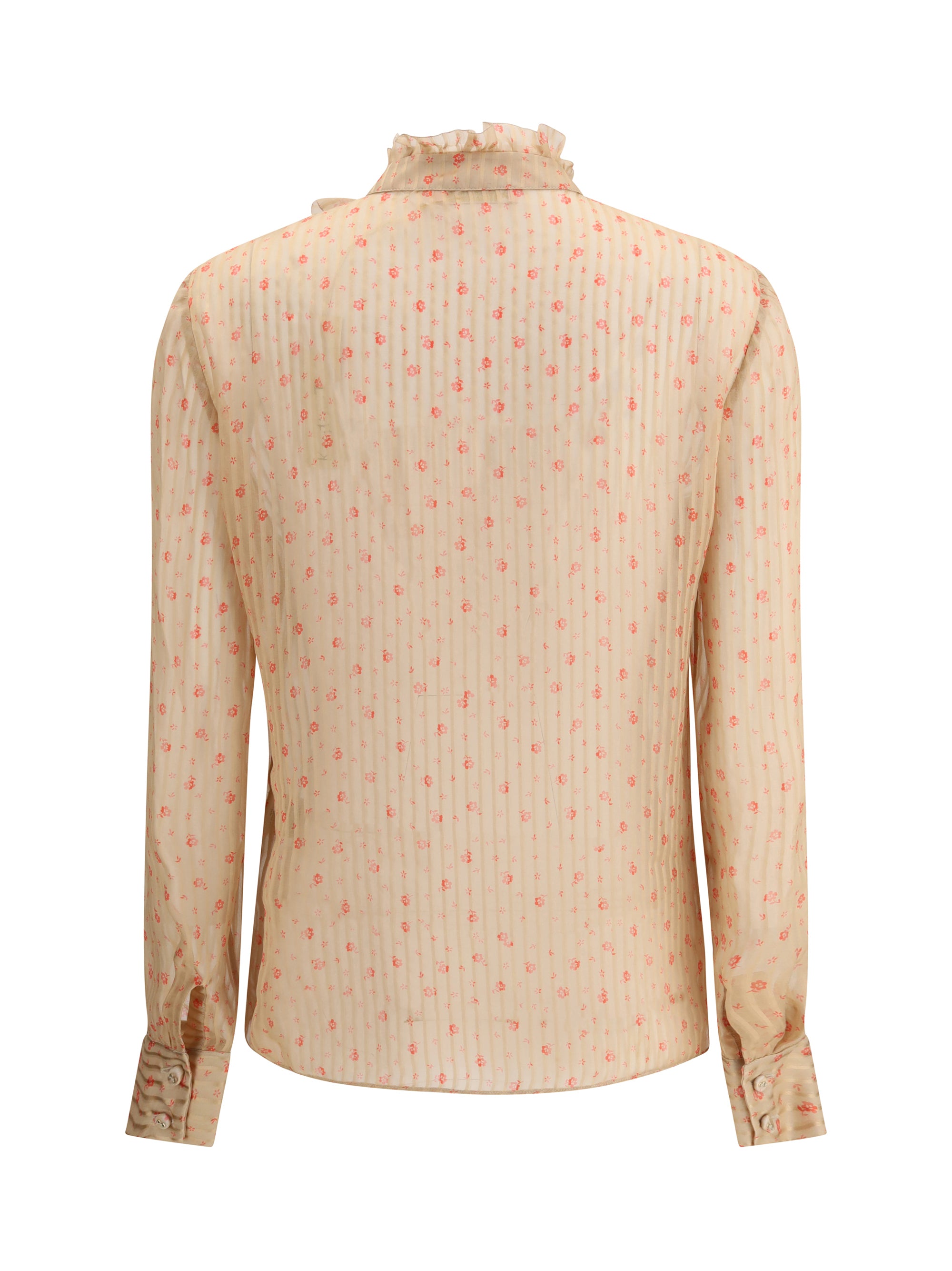 KRISTINA TI 40 rouches silk blouse