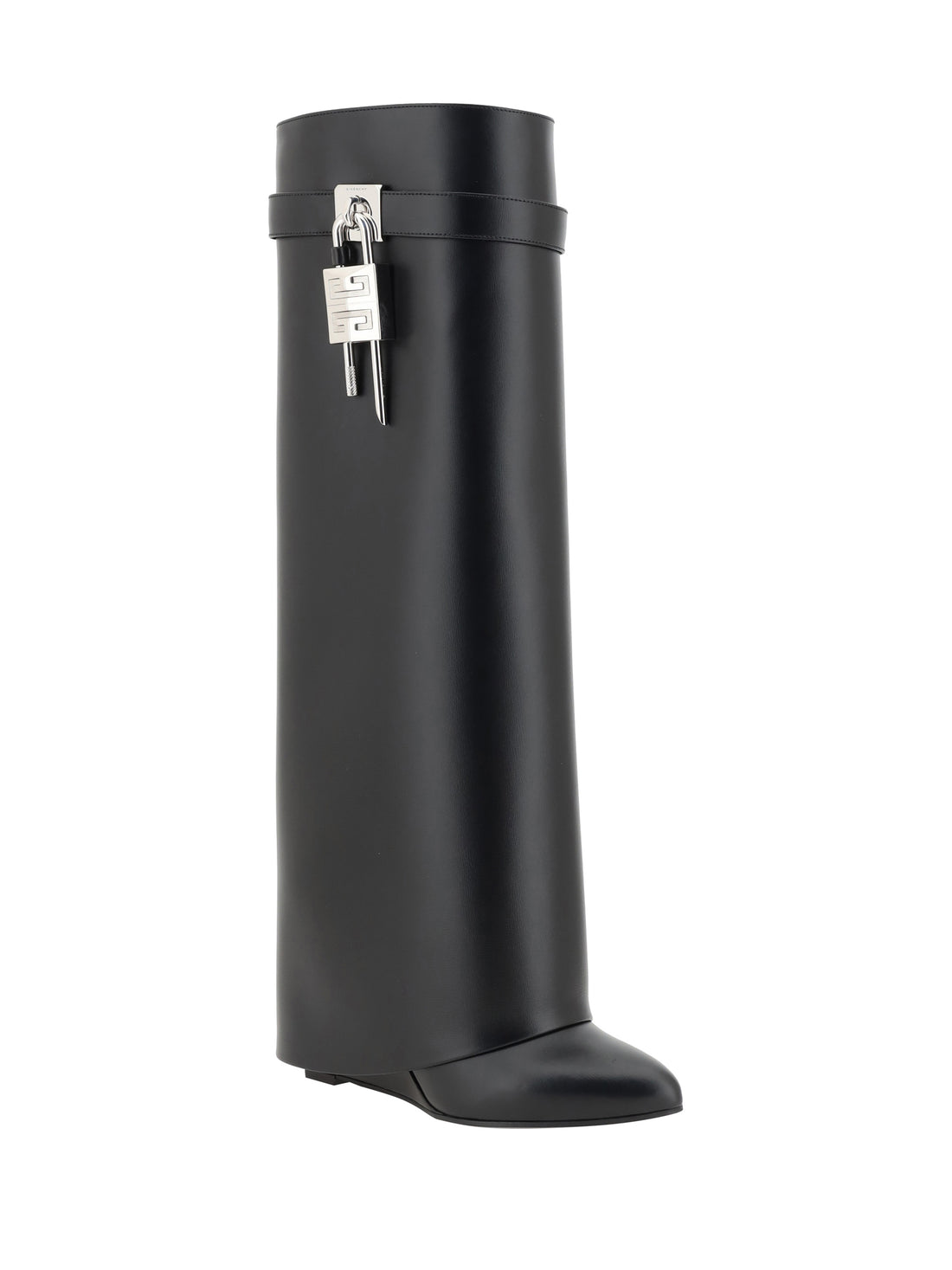 GIVENCHY 36 shark lock boots 