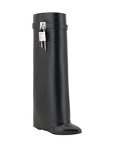 GIVENCHY 36 shark lock boots 