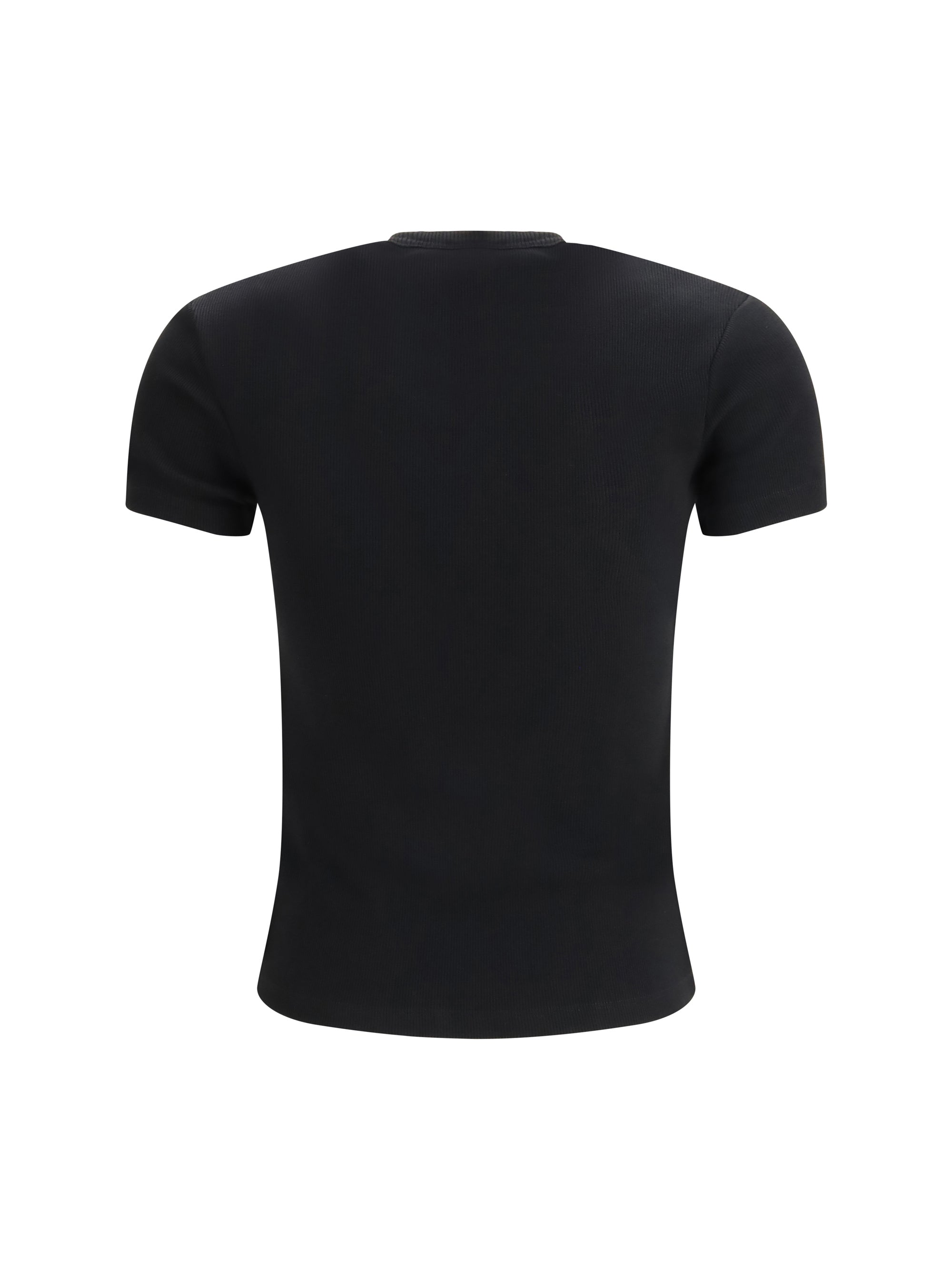 off stamp rib basic t-shirt