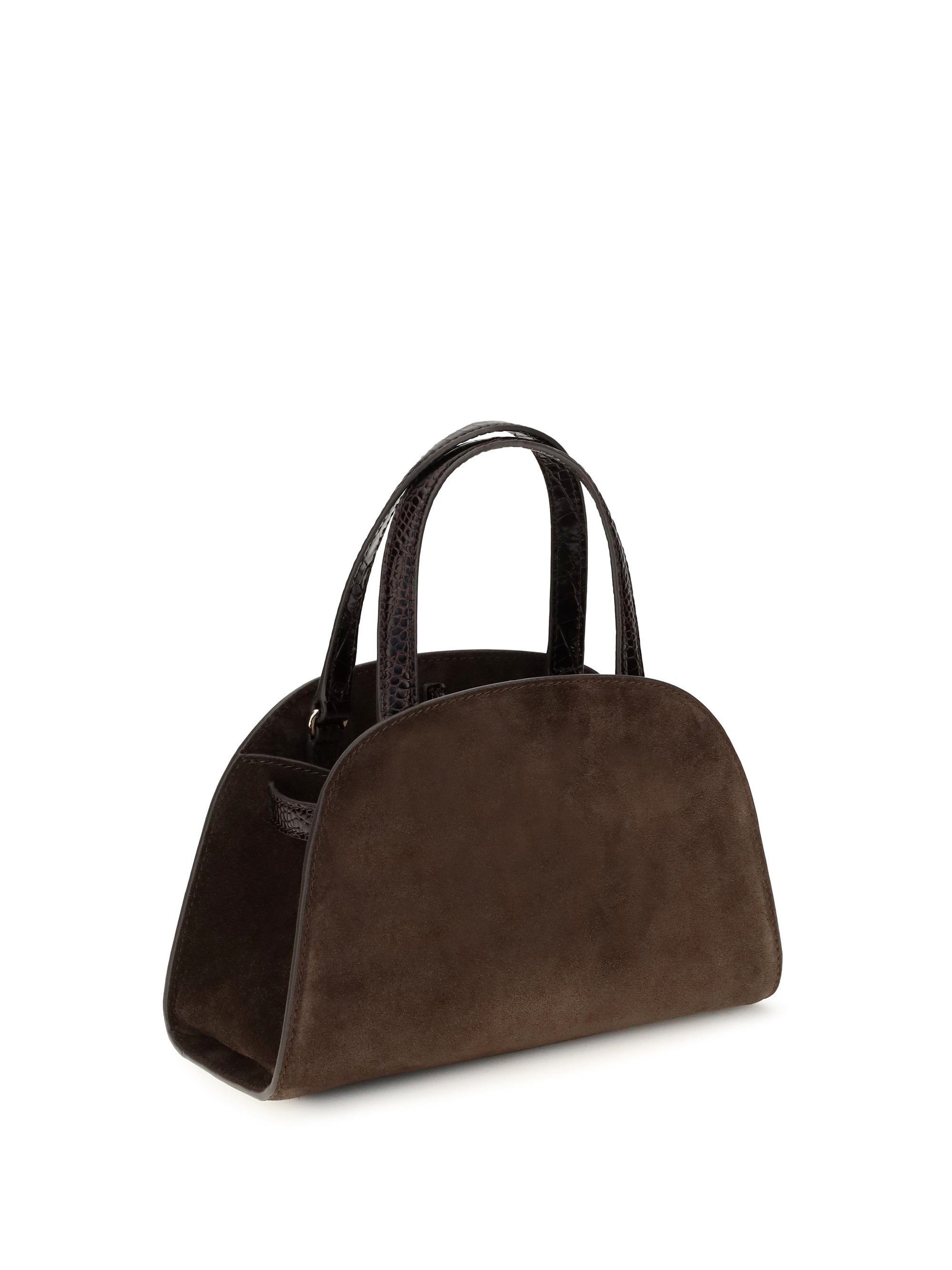 romy suede small bauletto