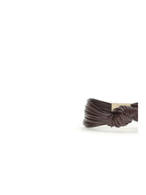 BOTTEGA VENETA L knot leather bracelet