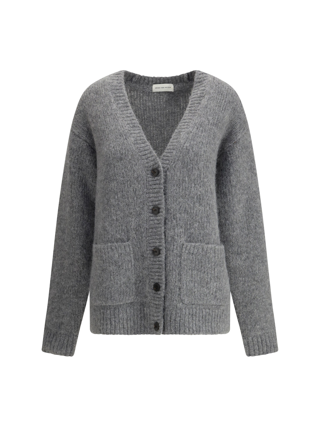 DRIES VAN NOTEN S v-neck alpaca and wool-blend cardigan