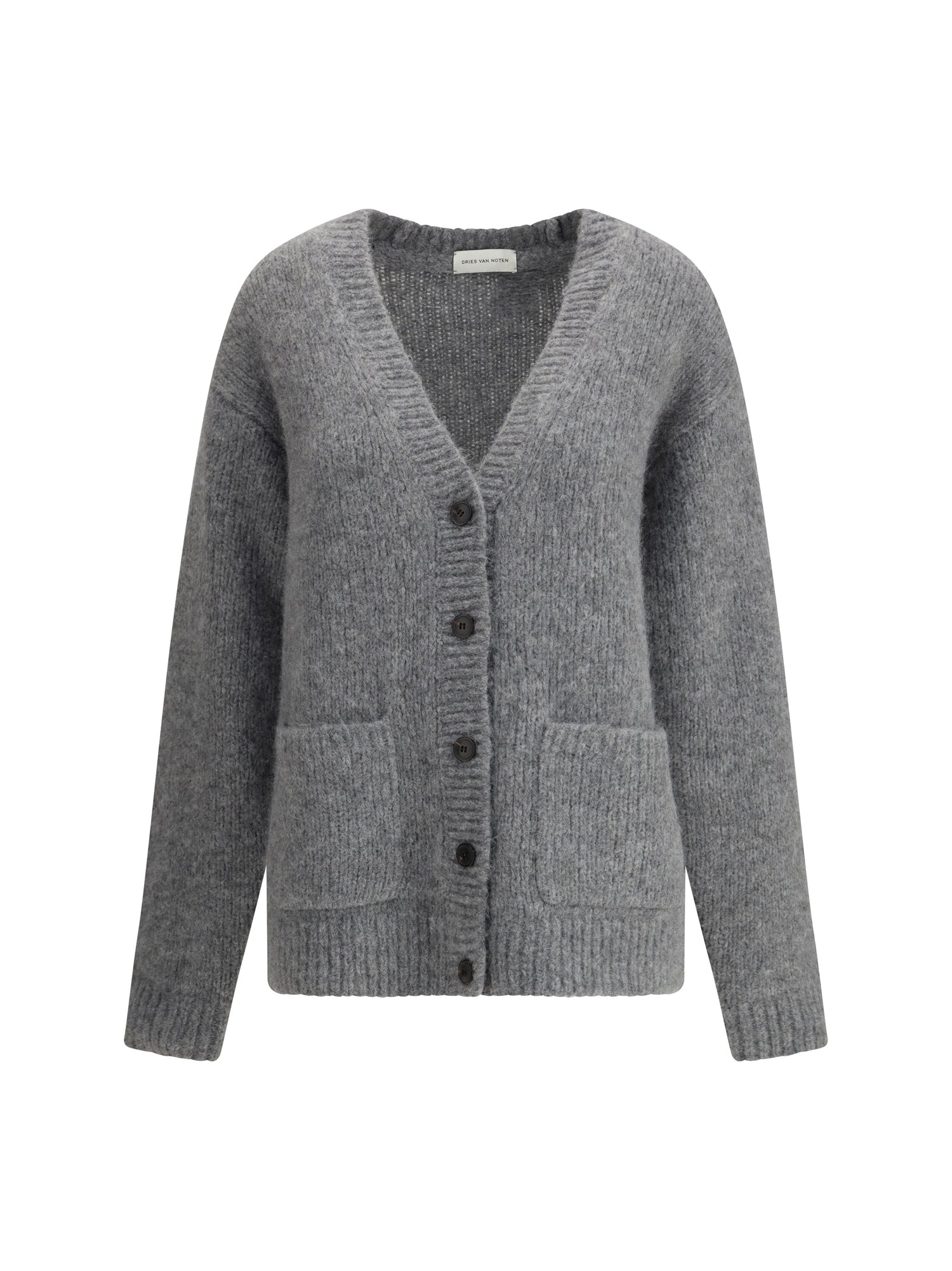 DRIES VAN NOTEN S v-neck alpaca and wool-blend cardigan