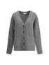 DRIES VAN NOTEN S v-neck alpaca and wool-blend cardigan
