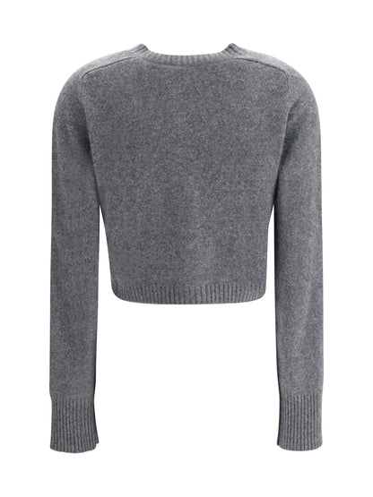 LOULOU DE SAISON L cashmere crop cardigan