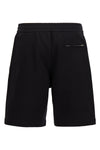 graffiti cotton bermuda shorts