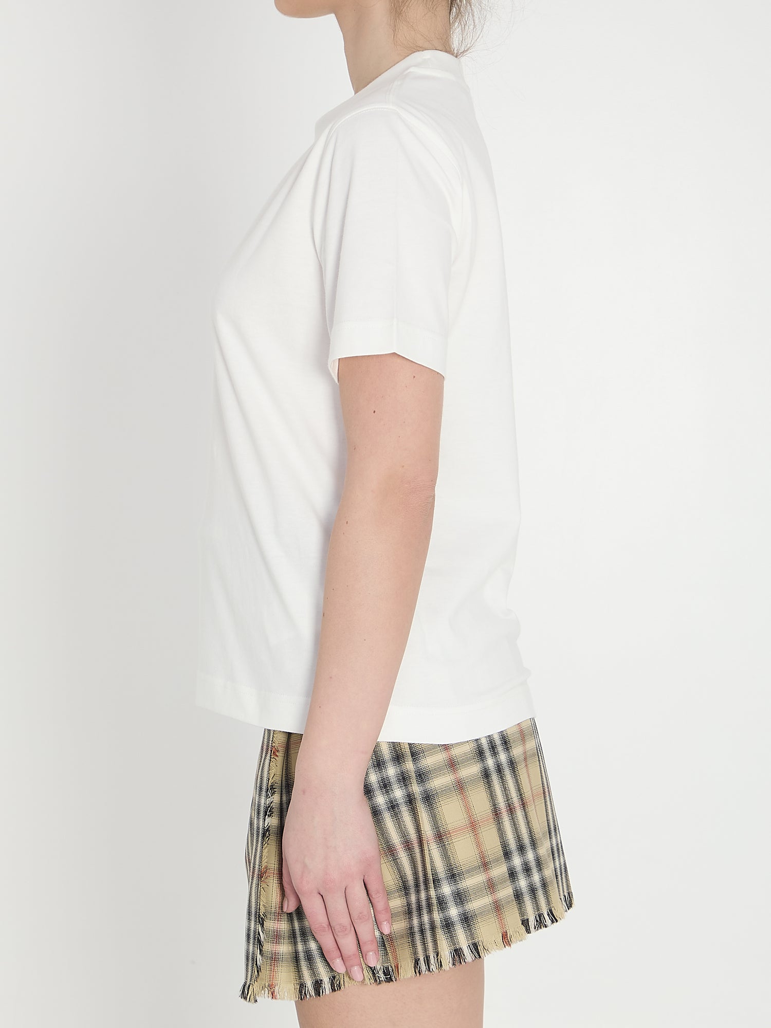 BURBERRY M check cotton t-shirt