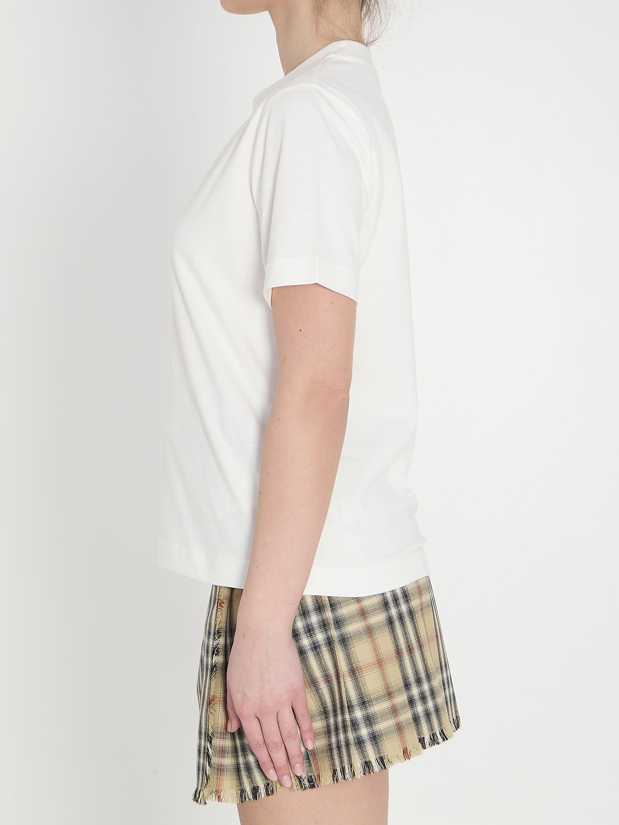 BURBERRY M check cotton t-shirt
