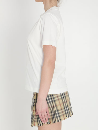 BURBERRY M check cotton t-shirt