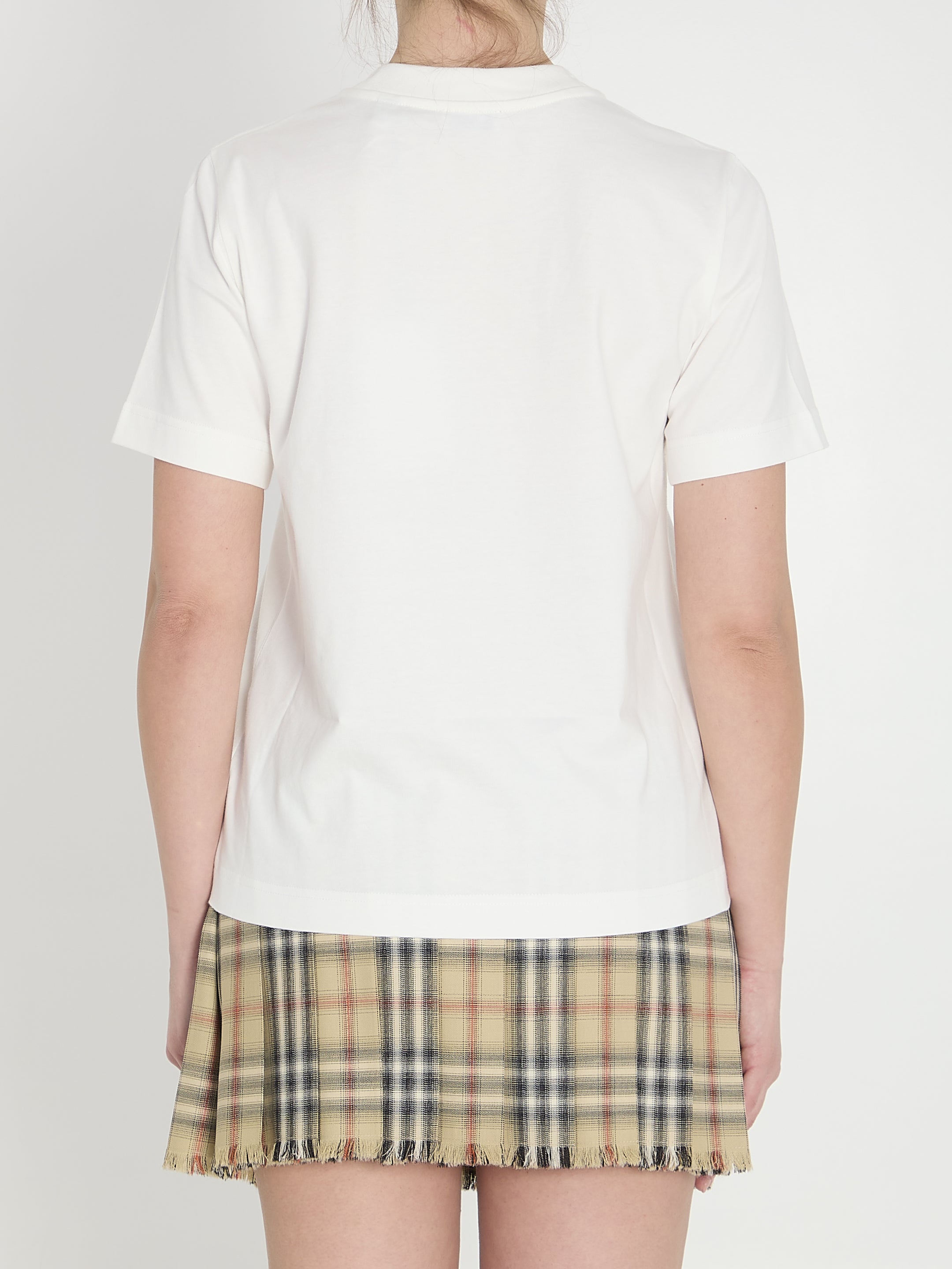 BURBERRY M check cotton t-shirt