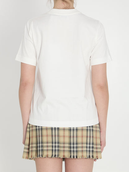 BURBERRY M check cotton t-shirt