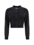 ALEXANDER WANG S polo cardigan crop