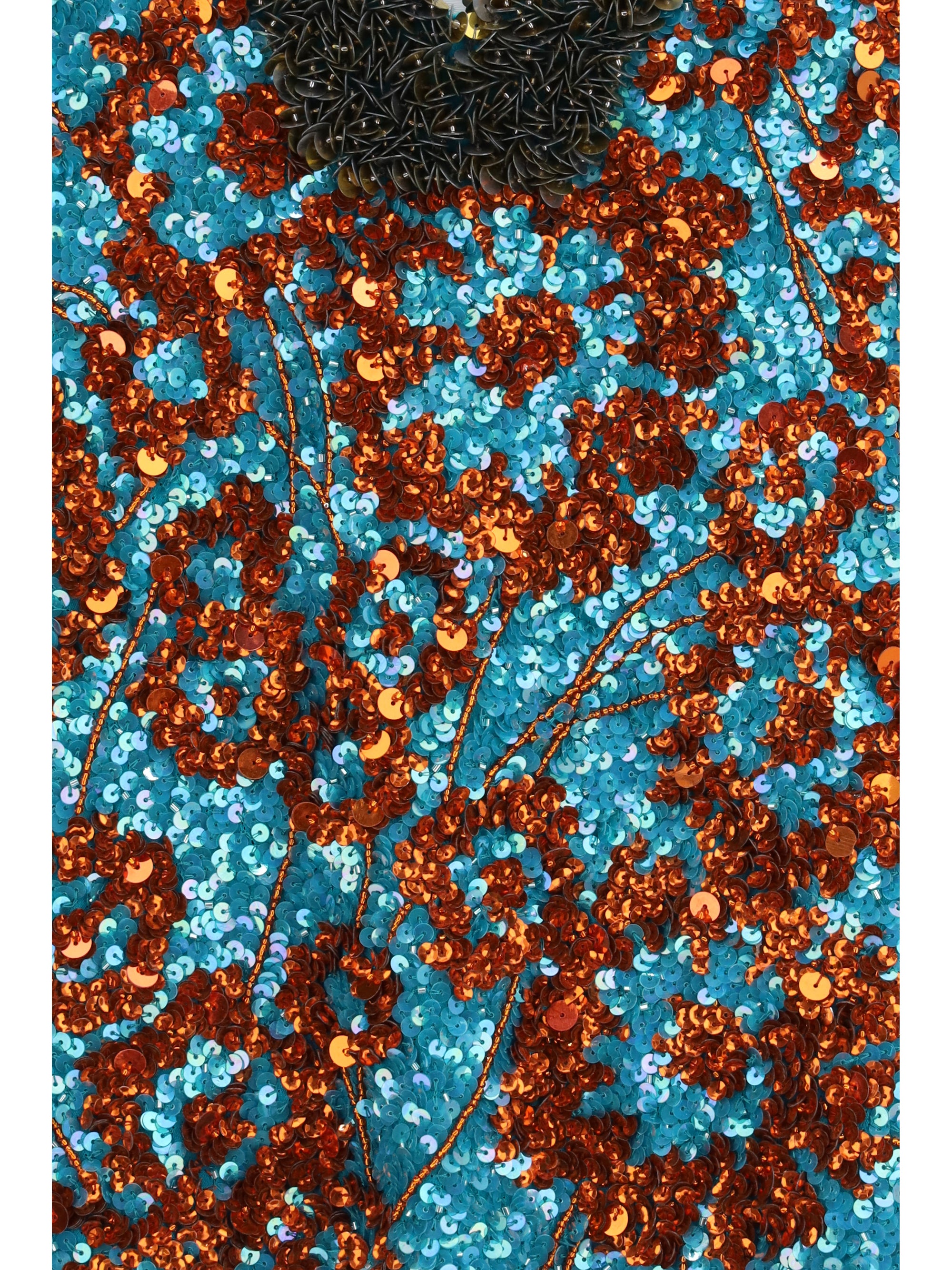 DRIES VAN NOTEN 38 sequined top